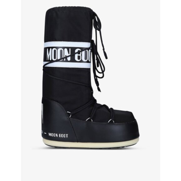Moon Boot Shoes - NWT MOON BOOT Classic Nylon Waterproof Snow Boots In Black size 39-41